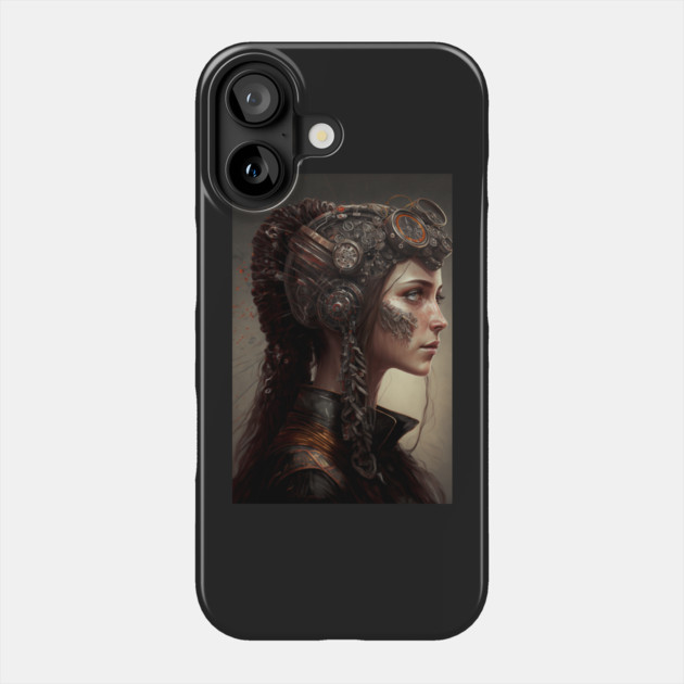 The Ferocious Alien Empress A Punk Warrior Tale of Female Envy Phone Case by Darksavage