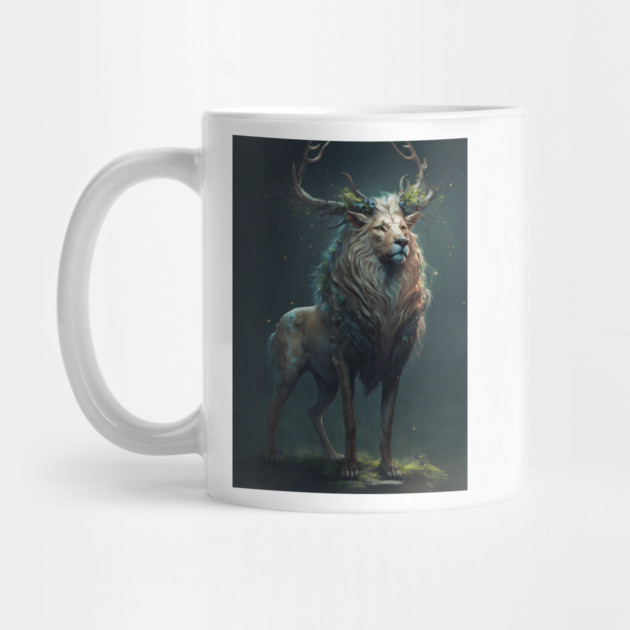 A Mythical God-Creature Combining the Power of a Lion and the Grace of a Deer by Darksavage