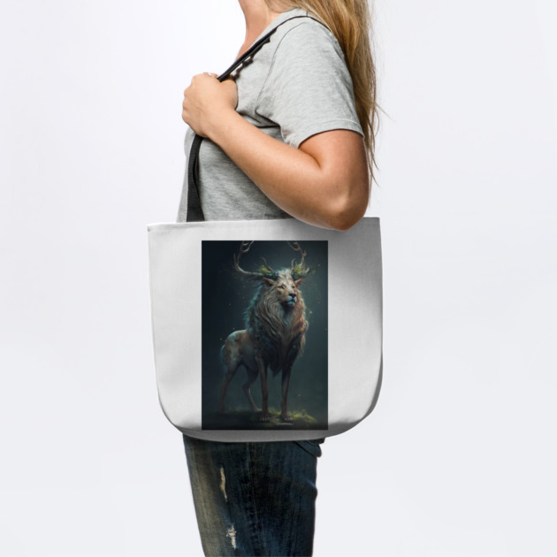 A Mythical God-Creature Combining the Power of a Lion and the Grace of a Deer by Darksavage