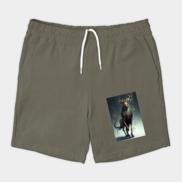 The Lion-Deer God: A Mythical Beast of Power and Grace by Darksavage