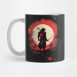 The Red Sun, a Symbol of Epic Warrior in Japanese Culture Mug
