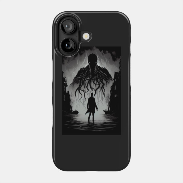 Enigmatic Elegance: An Eerie Artistic Creation Phone Case by Darksavage