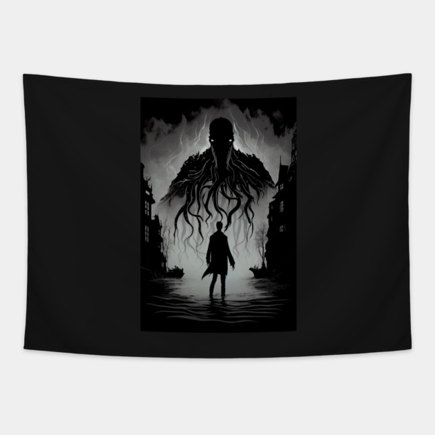 Enigmatic Elegance: An Eerie Artistic Creation Tapestry by Darksavage