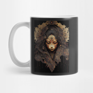 Silent Assassin: A Ninja Geisha's Quest for Revenge with Ofuda and a Trail of Broken Hearts Mug