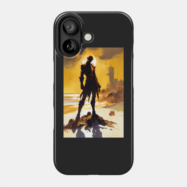 Galactic Hunt: The Alien Bounty Hunter's Quest for Justice Phone Case by Darksavage