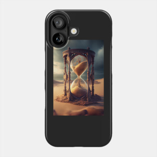 Timeless Struggle: The Woman in the Enormous Hourglass Time Turner Phone Case