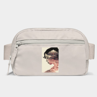 Twilight in the Land of the Rising Sun: A Lovely Ukiyo-e Double Exposure Art Bag