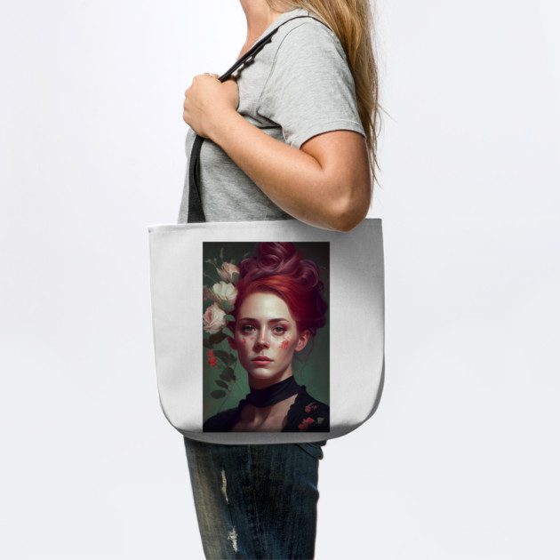 Rebellion in Red: A Portrait of a Victorian 80s Punk Woman by Darksavage