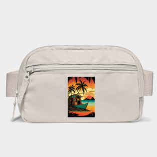 Escape to Fiji's Coral Reef Beach Cabanas Bag