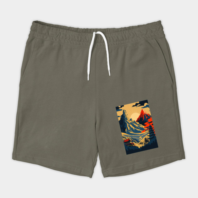 waterfall ukiyo-e style by Darksavage