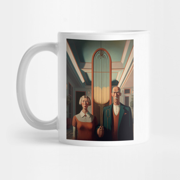 American Gothic pop Art classic by Darksavage