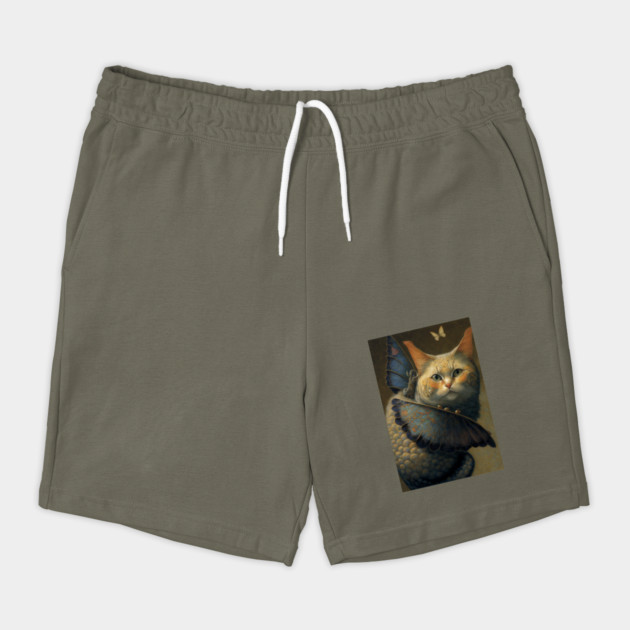 Adorable Cat Dragon with Butterfly Wings by Darksavage