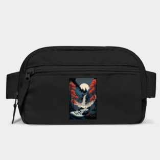 Japanese Nature Waterfall Ukiyo-e Style Bag