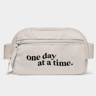 One Day at A Time Quote Bag