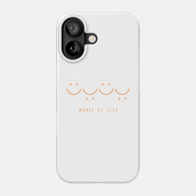 Waves of Life Phone Case by Darksavage