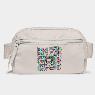 Hoppy Easter Retro Bunny Leopard Bow, easter Day, funny easter , easter shirt cool Bag