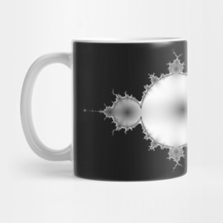 Basic Monochrome Mandelbrot Mug