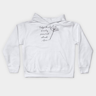 Poetry Is... Kids Hoodie
