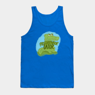 Procrastinator Gator Tank Top
