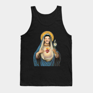 Pedro Pascal sacred heart Tank Top