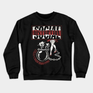 vintage social distortion Crewneck Sweatshirt