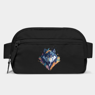 Geometeric Wolf Head Bag