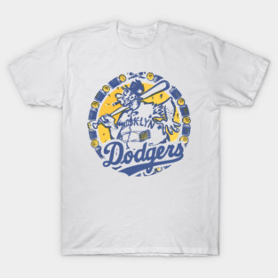 Brooklyn Dodgers -- Vintage Look Baseball T-Shirt