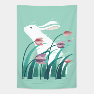 Rabbit, Resting Tapestry