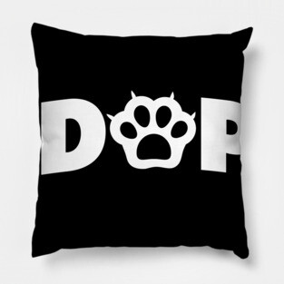 Adopt, don't shop. Pet Adoption design for cat lovers and dog lovers alike Pillow