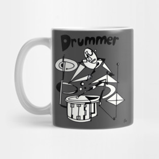 Drummer (Male) by Pollux Mug