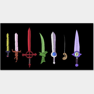 Finn Swords - Adventure Time Posters and Art