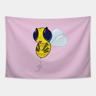 Funny Little Bee Tapestry