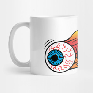 Flaming Eyeball Mug