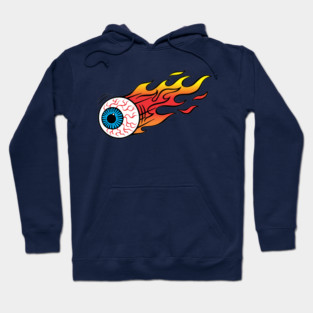 Flaming Eyeball Hoodie