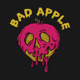 Bad Apple. Pink + Yellow T-Shirt