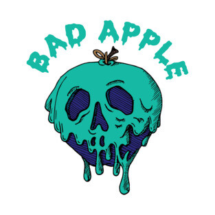 Bad Apple Teal + Blue T-Shirt