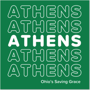 Athens, Ohio's Saving Grace Posters and Art
