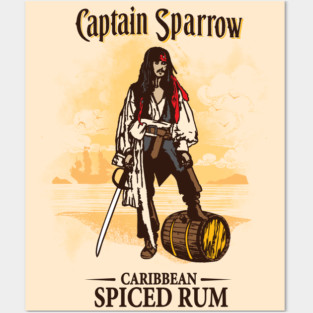 Captain Sparrow Posters and Art