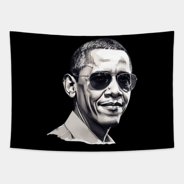 Barack Obama, Black History Tapestry by UrbanLifeApparel