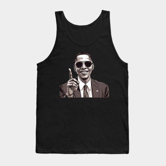 Barack Obama #1 Tank Top by UrbanLifeApparel