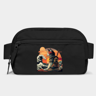 Samurai Cat vs The Great Wave Bag
