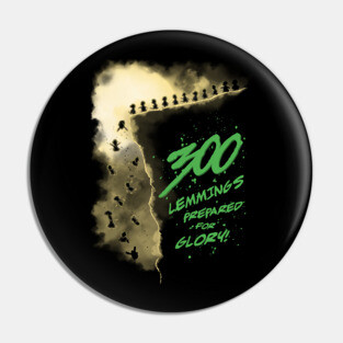 300 Lemmings Pin