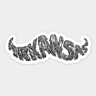 Arkanstache Sticker