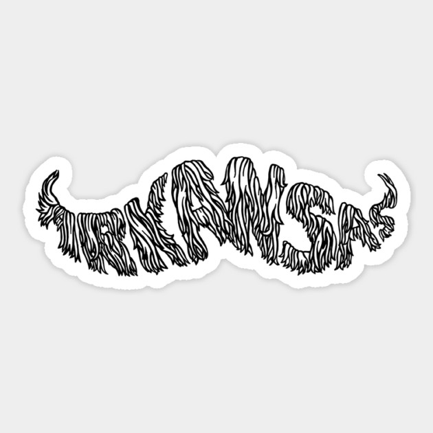Arkanstache Sticker by rt-shirts