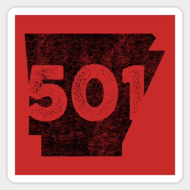501 Arkansas Sticker by rt-shirts