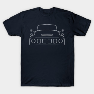 Studebaker Transtar classic 1950s pickup truck white outline T-Shirt