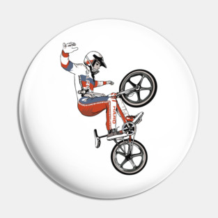 Freestyle BMX Rider Pin