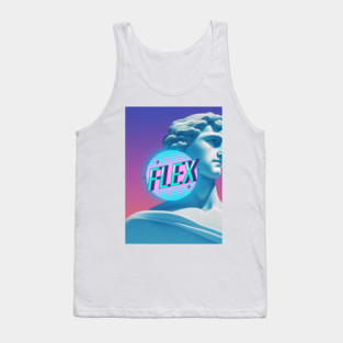 Vaporwave sculpture aesthetic flex Tank Top
