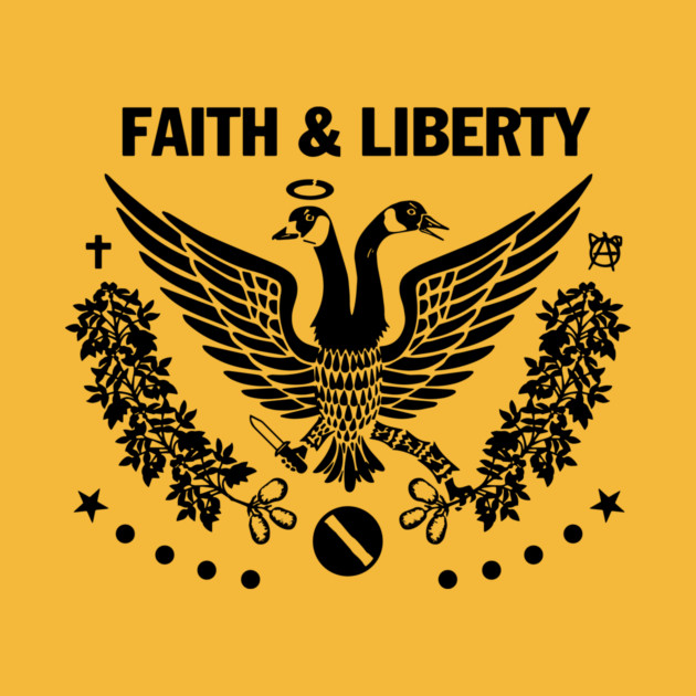 Faith & Liberty Black Logo by Faith &amp; Liberty Merch