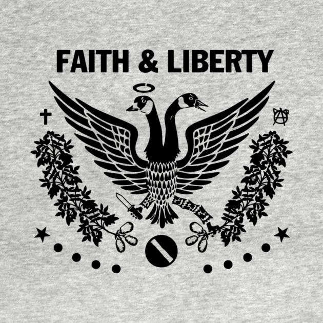 Faith & Liberty Black Logo by Faith &amp; Liberty Merch